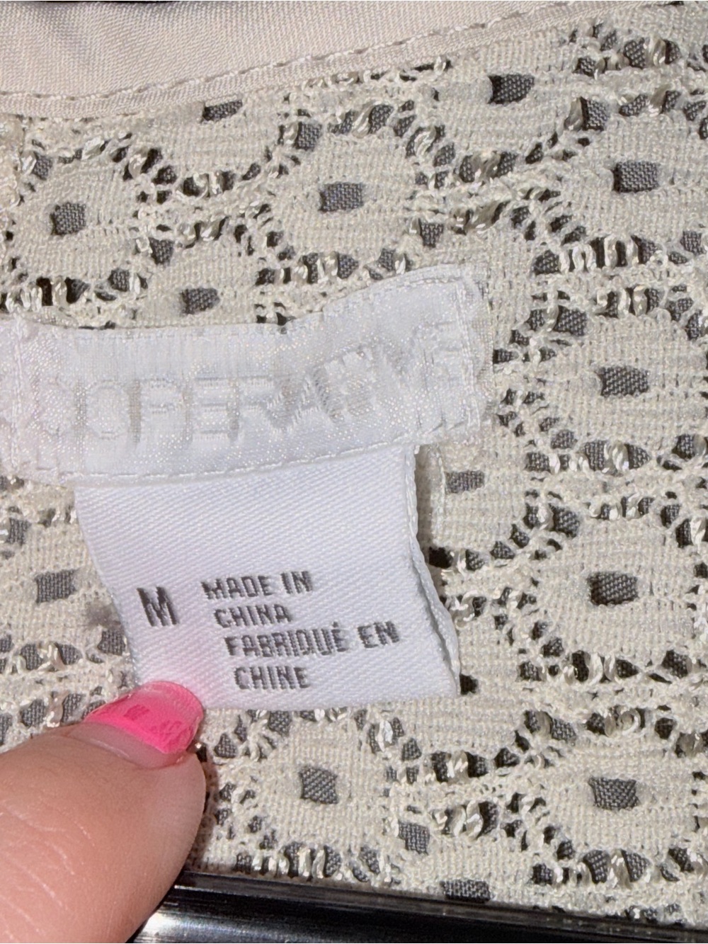 Cooperative Cream Lace Fit & Flare Skater Dress Women’s Medium - Picture 6 of 6